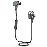 WSCSR Wireless Sports Bluetooth Headphones Wireless Earbuds with Mic Stereo Headset Noise Cancelling Neckband Sweatproof Earphones - Black