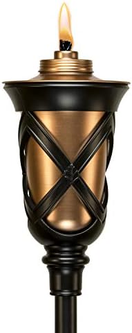 TIKI Brand 1118038 61-inch Province Metal Aged Copper Tiki Torch, 61.38