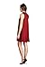 Women's Mock Neck Sleeveless Casual Tank Mini Dress