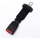2Pcs 9 inch Seat Belt Extender+Car Coaster Seatbelt Extender for Cars, Car Holder for Most Model (Black) (23cm)