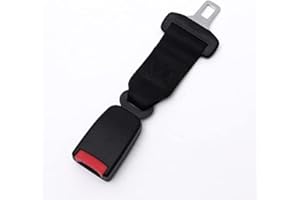 2Pcs 9 inch Seat Belt Extender+Car Coaster Seatbelt Extender for Cars, Car Holder for Most Model (Black) (23cm)