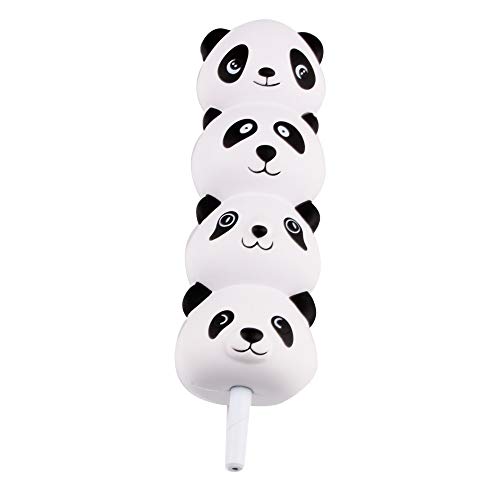 Bokeley Easter Squishies Panda Pens/Pencil Grips Slow Rising Scented Pencil Toppers | Pen Holders | Kids Party Favors & Classroom Prizes | Stress Toys | Birthday (White) - Thumbnail 6
