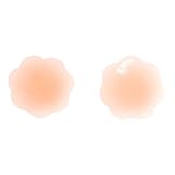 LittleTiger 1 pair Reusable Petal Adhesive Silicone Nipple Cover Breast Pad , Comes in LittleTiger retail package