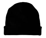 Rabbit Skins Infant 100% Cotton Baby Rib Folded Beanie Cap