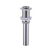 KES Pop Up Drain Stopper for Bathroom Vessel Vanity Sink Without Overflow, Brushed Nickel S2007D-BN