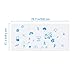 Coavas Dry Erase Whiteboard Display Board Wall Decal WhiteboardLabels with a Black Pen Office School Supplies Easter Gift for Kids,17.8x78.74 Inches