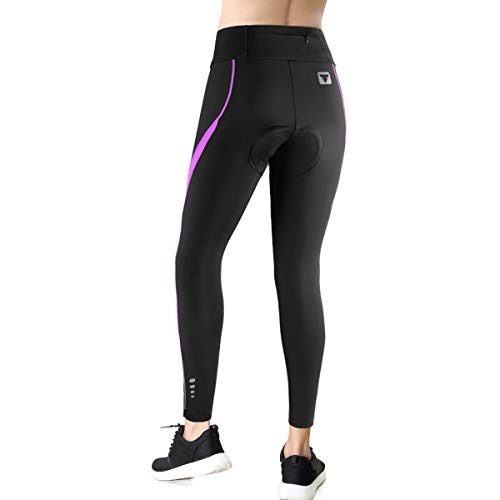 Cycling Bib Compression Women's Long Pants Padded Mountain