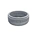 QALO Men's Rubber Silicone Ring, Step Edge Rubber Wedding Band, Breathable, Durable Rubber Wedding Ring for Men, 9mm Wide 2mm Thick, Silver, Size 10