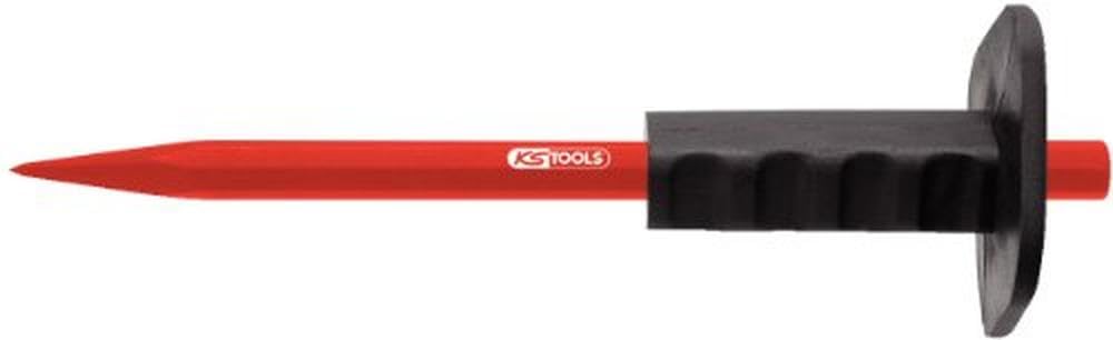 KS Tools 16 x 300mm Pointed Chisel with Hand Grip