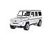 RASTAR 30400 1:14 6 Channel Remote Control Mercedes-Benz G55 AMG Car Model with Light (Silver) + Worldwideing