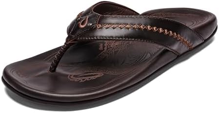 Island Sandals Hawaii leather strappy handmade Amazon.com: Island Slipper Made in Hawaii Unisex Premium  main image 2