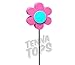 Tenna Tops Pink Daisy Car Antenna Topper/Auto Mirror Dangler/Cute Dashboard Accessory
