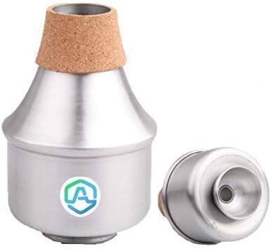 Ashtonn Wah Wah Cork Mute Trumpet - Wow Wow Easy Blow Aluminum Tube Harmonic Brass Bubble Mutes for Jazz and Classic