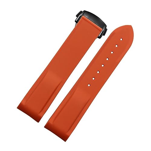 FZXCG 20mm 22mm Rubber Silicone Watch Bands For Omega Seamaster 300 speedmaster Strap Watchband Men's watch Accessories