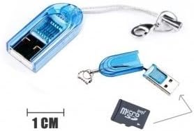 KALEA-INFORMATIQUE SDHC to USB micro SD card reader in mixed colours, Orange,Blue,White,Red,Black - Image 3