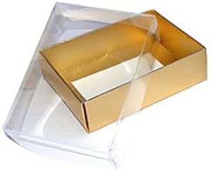 Cajas de regalo con tapa 112L x 82 W x 32 horas mm dorado ...