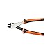 Klein Tools 200028EINS Pliers, Electrician's Insulated Diagonal Cutting Pliers with Slim Handle 1000V Rated Grips, 8-Inch