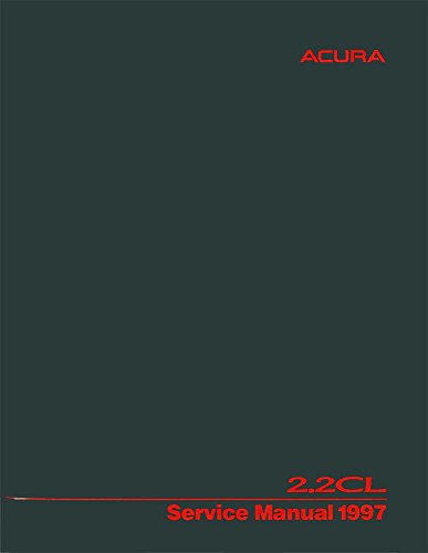 Click Here to See More Images 1997 Acura 2.2CL Shop Service Repair Manual Engine Drivetrain Electrical Body