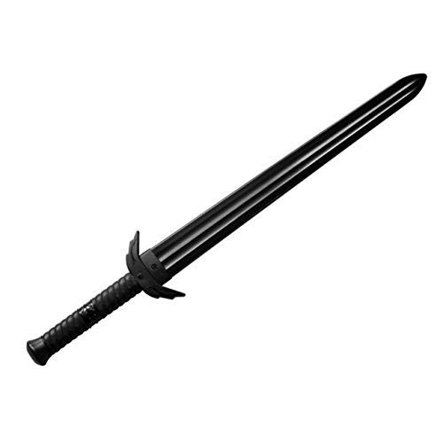 Martial Arts Black Polypropylene Plastic Medieval Training Sword - V2