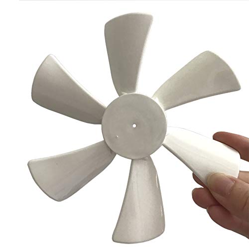 RV Vent Fan Blade White 6" Replacement Fan Blade, 3/32" (0.094