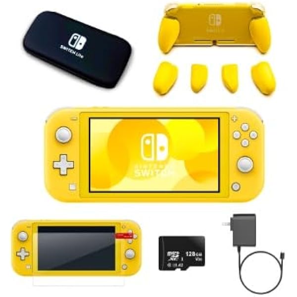 Amazon.com: Nintendo Switch Lite Premium Bundle (Yellow