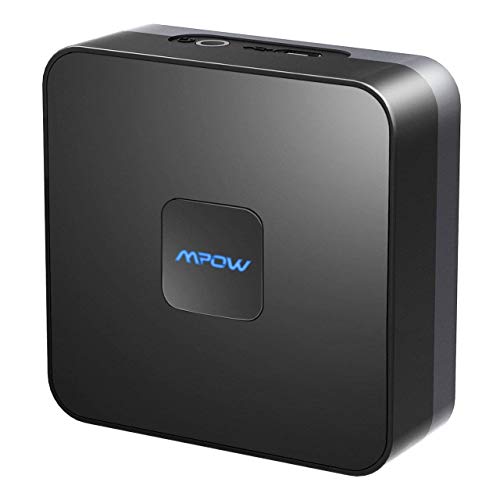 Mpow Bluetooth Receiver V4.1 Wireless Audio Music Adapter, Bluetooth Audio Adapter for Music Streaming Sound System with High-Fidelity Stereo Sound, 15 Hours Working-Time Battery