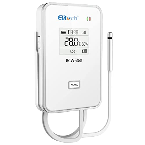 [ISO 17025 Certified] Elitech RCW-360 WiFi Temperature Humidity Data ...