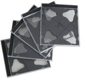 Double-Disc Jewel Cases - for CD, DVD and BD-R - 25 Pack