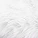 YOH Luxury Faux Sheepskin Area Rugs, Soft White Fur Rugs, Fluffy Chair Cover Seat Cushion, Modern Shaggy Furry Sheepskin Plush Carpets for Home Decor, 2 x 3ft (White & Silver Glitter)