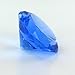 H-M SHOP Mother's Day Special: Blue Glass Crystal Diamond Shaped Paperweight 2.25