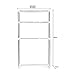 iKayaa Steel 2-layer Kitchen Bathroom Space Saver Cabinet Storage Shelf