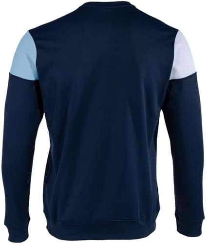 Sudadera Crew v Marino Celeste Blanco