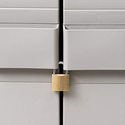 Tidyard Gartenschrank Kunststoff Wasserdicht Besenschrank Putzschrank Kunststoffschrank Terrassenschrank Allzweckschrank… – Bild 8