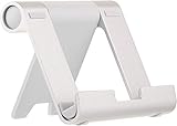 AmazonBasics Multi-Angle Portable Stand for iPad Tablet, E-reader and Phone - Silver