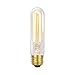 Globe Electric 01322 60W Vintage Edison T10 Radio Tube Incandescent Filament Light Bulb, E26 Base, 245 Lumens