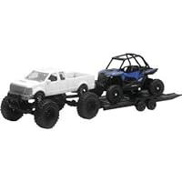 New Ray Toys Black/Blue/White Die-Cast Replica Pickup with Polaris RZR XP-1000 50066