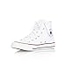Converse Chuck Taylor All Star Canvas High Top,Optical White, 10 Women/8 Men