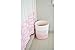 Cotton Rope Basket for Storage and Organization in Baby Nursery or Kids Room | Extra Large 18” x 16” Decorative Laundry Hamper, Organizer for Blankets, Towels, Toys, Books | Pink/White