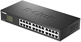 D-Link DES-1024D/B 24-Port Fast Ethernet Unmanaged Metal Desktop Switch UK view 2