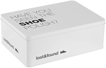 Caja limpieza zapatos Metalica seen the shoe polish?: Amazon.es: Electrónica