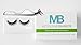MB Beauty Eyelash Extension Tweezers + Pair of Naturally Voluminous Faux Eyelash Extensions