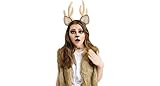 Papillion Accessories Oh Deer Halloween Costume Accessory Kit for Women, 2 Pieces, by M&J Trimmings