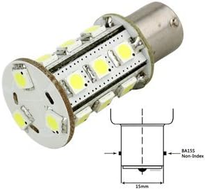 LunaSea Boyonet 18 LED Bulb BA15S - 12VAC or 10-30VDC/3.2W/252 Lumens - Warm White