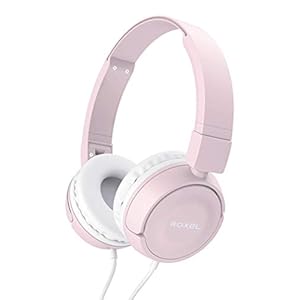Roxel-RX110-Powerful-Bass-Lightweight-Wired-Foldable-Headphones-with-Mic-Ergonomic-On-Ear-Headphone-Compatible-with-Android-and-IOS-Devices-Answer-Incoming-Calls-Pink Roxel RX110 Powerful Bass Lightweight Wired Foldable Headphones with Mic, Ergonomic On Ear Headphone Compatible with…