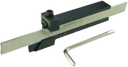KATSU Mini Lathe Parting Tool Cut Off Holder with 5PCs HSS Blades 3x6x200mm for CNC Milling Cutting Semi-Finishing and Finishing Machining 11110533