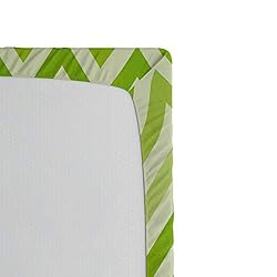 Ambesonne Lime Green Fitted Sheet Set, Chevron