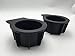 ZYTC Front Center Console Cup Holder Inserts Rubber for Ford F-150 Expedition Navigator Pack of 2