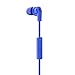 Skullcandy Smokin' Buds 2 Noise Isolating Earbuds with in-Line Microphone and Remote, Moisture Resistant, Oval-Shaped and Angled for Long-Term Comfort, Street/Royal Blue/Dark Blue