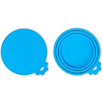 SACRONS-Can Covers/2 Pack/Universal Silicone Can Lids for Pet Food Cans/Fits Most Standard Size Dog and Cat Can Tops/100% FDA Certified Food Grade Silicone & BPA Free