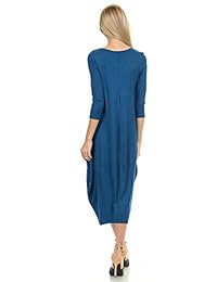 Pastel de Vivienne, vestido Cocoon para dama, con bolsillos, fabricado en EE. UU. (más de 20 colores)